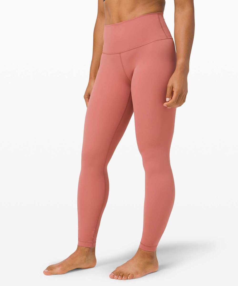 Lululemon Wunder Under Hi-Rise Tight Luxtreme 28" Sz 4 Rose